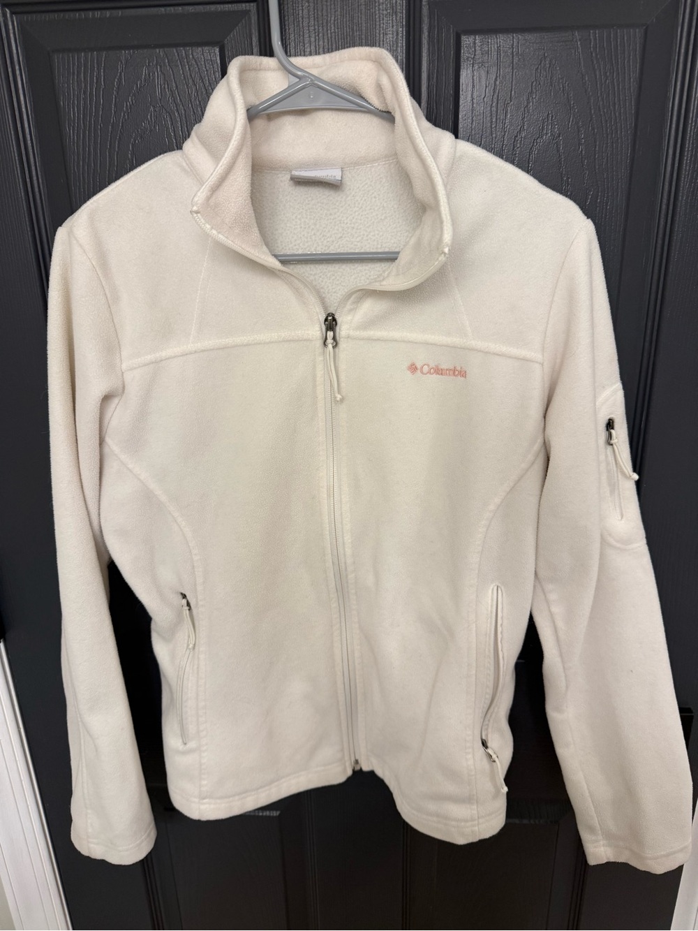 Columbia Women's Cream Full-Zip Fleece Jacket